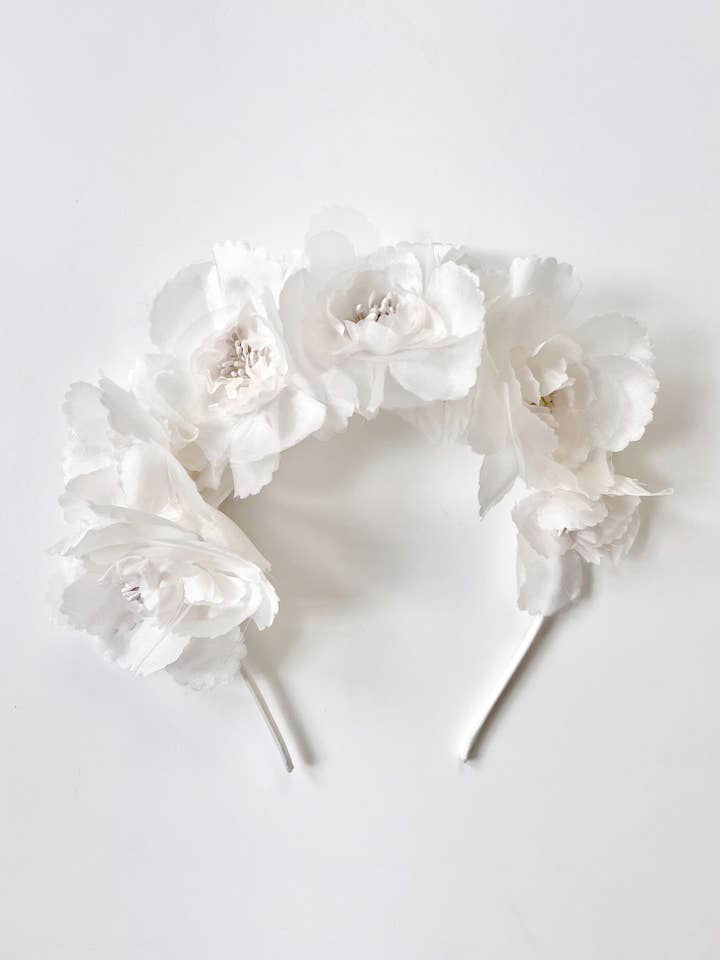 Kahlo Headband- Ivory for wholesale by Kapsule
