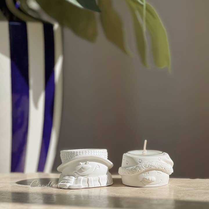 Snowmen Tealight Holder and other Purchase Wholesale water container. Free Returns & Net 60 Terms on Faire trending on Faire.