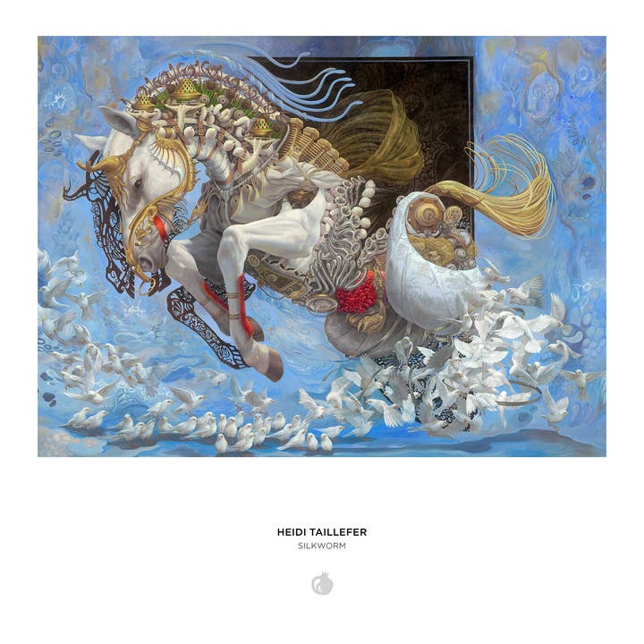 Pomegranate - Wholesale Puzzle - Adult - Heidi Taillefer: Silkworm 1000-Piece Jigsaw Puzzle