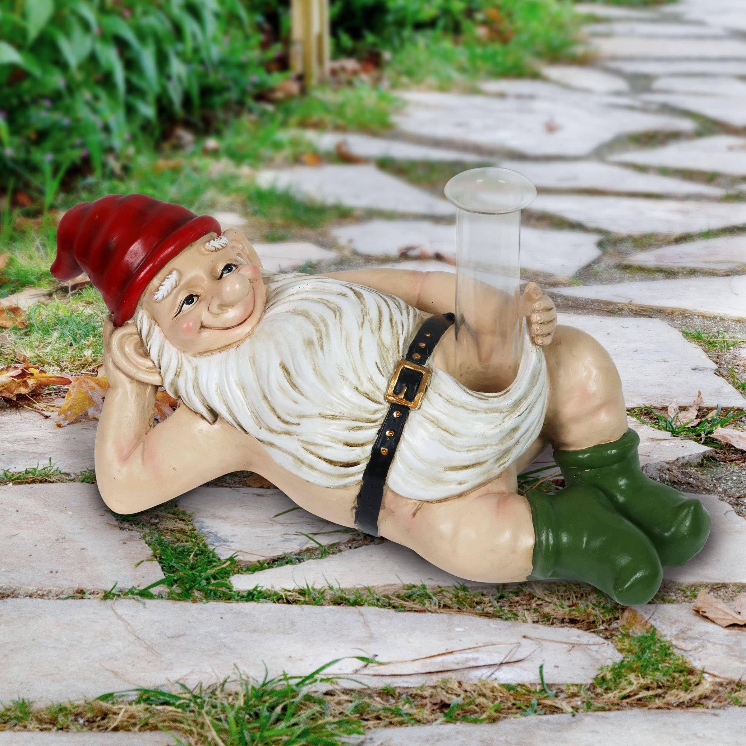 Exhart - Vente Nains de jardin - Pluviomètre nu Ralph Gnome5