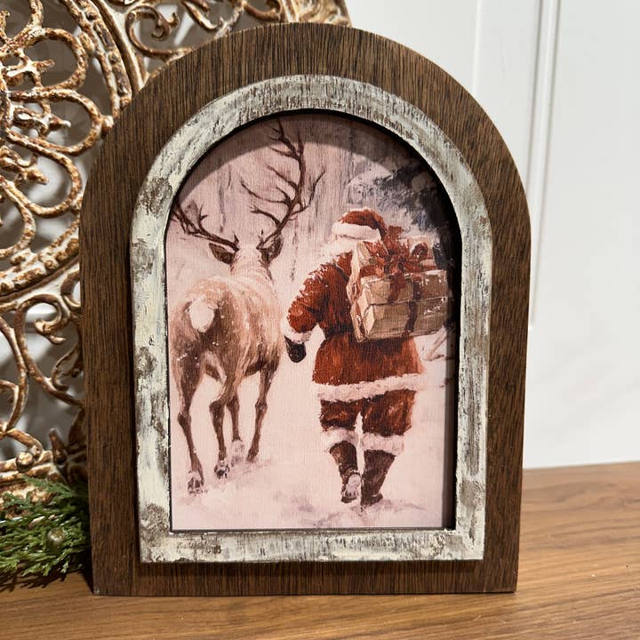 The Broken Board - Wholesale Art Print - Santa Reindeer1