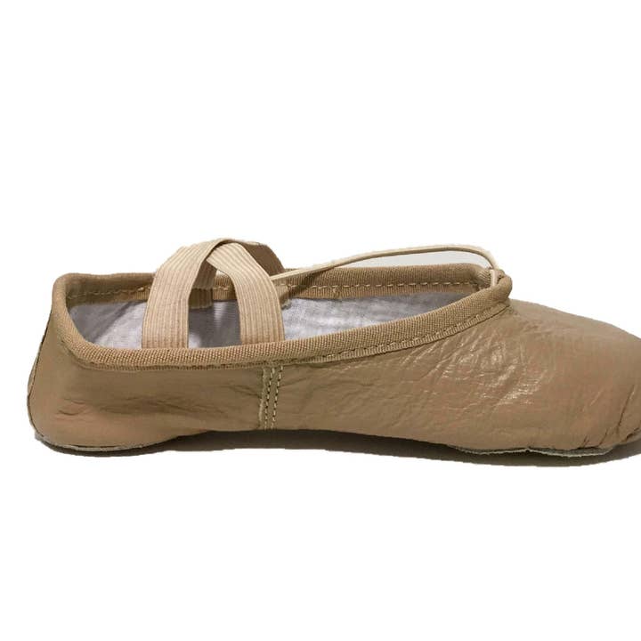Full Sole Leather Ballet Shoe - Tenacious Tan - Aspire II for wholesale by Blendz Apparel