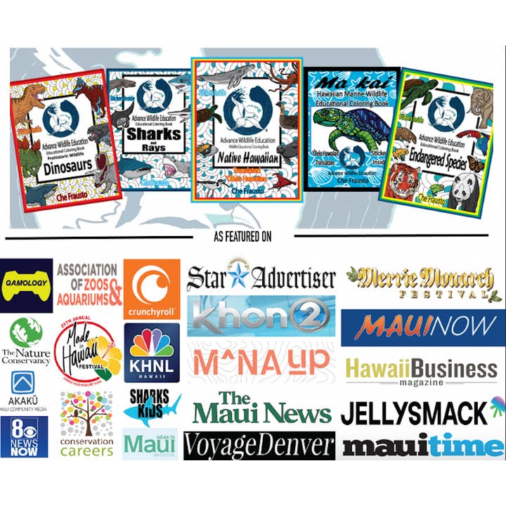 Advance Wildlife Education LLC - Vente Tatouages temporaires - Grande feuille de tatouage hawaïen (noire)5