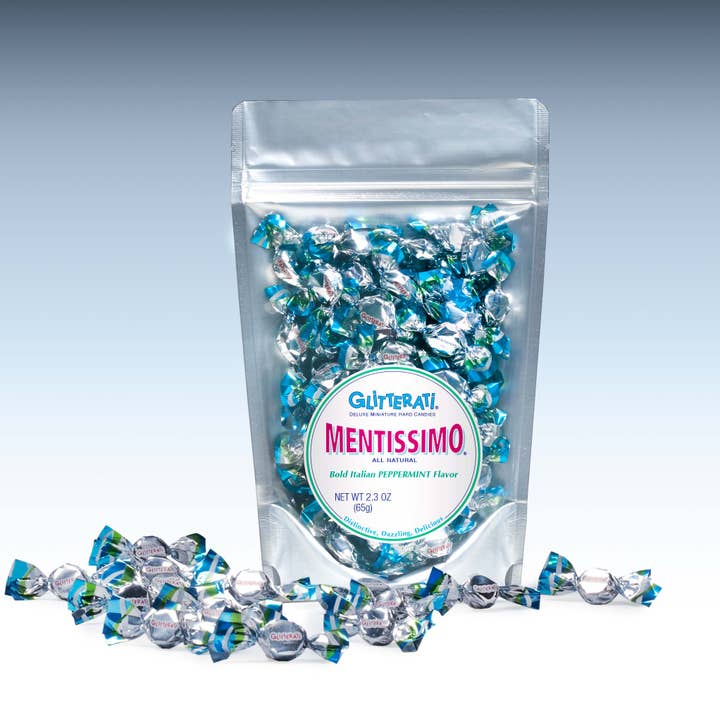 GLITTERATI Mentissimo, 2,3 oz. - Mini harde snoepjes voor wholesale door CHIPURNOI Confectionery