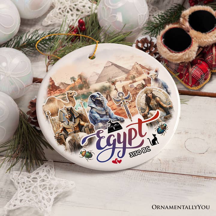 OrnamentallyYou - Wholesale Ornament - Vintage Egypt Artistic Ornament Souvenir and Egyptian Gift
