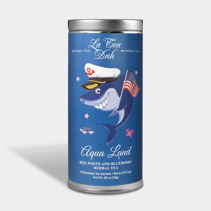 Cadeau de thé Aqua Land pour enfants - 12 sachets - Grande boîte pour la vente par The Tea Can Company