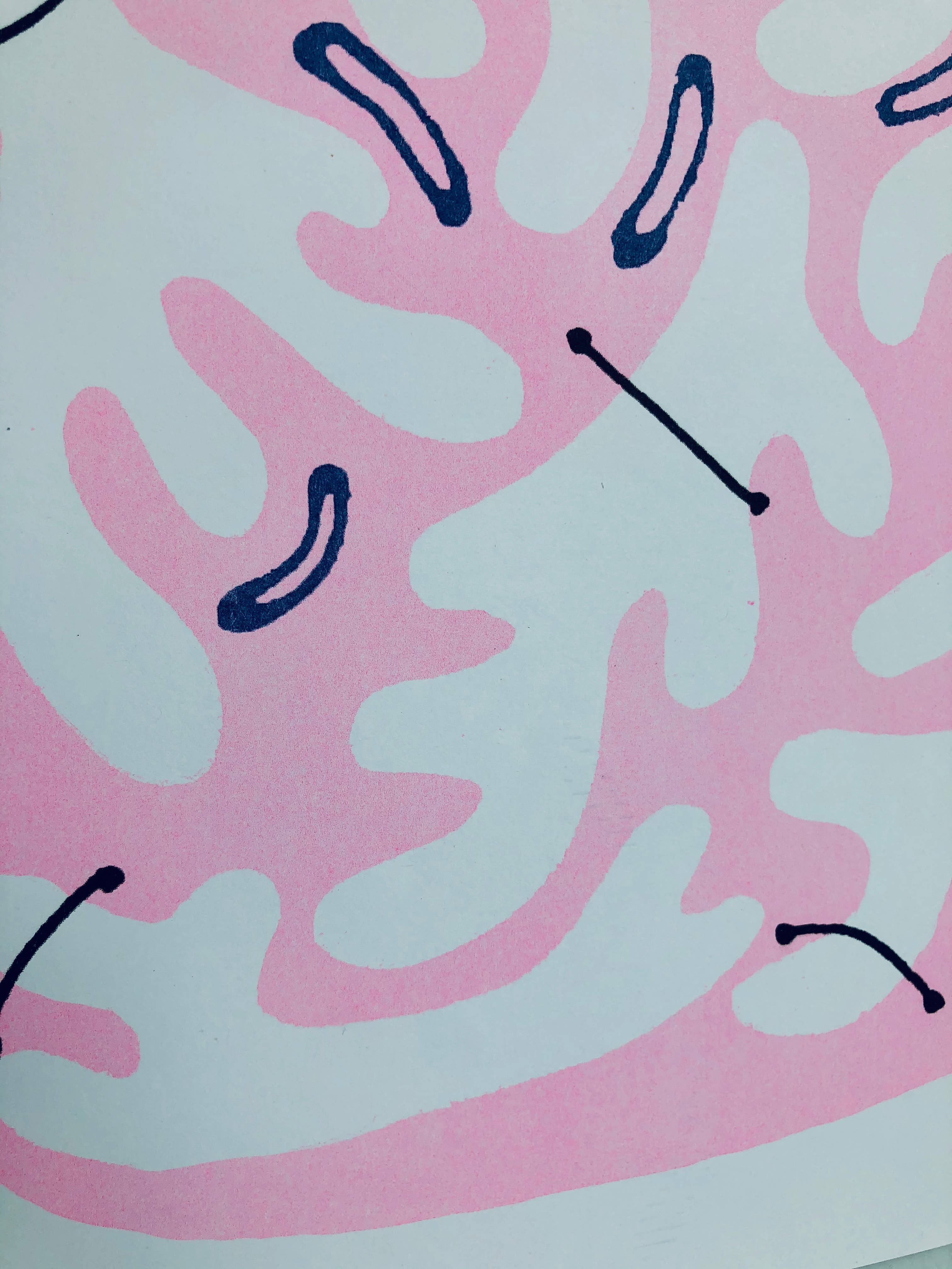 Potato Bread Press - Wholesale Art Print - Cloud Risograph Print4