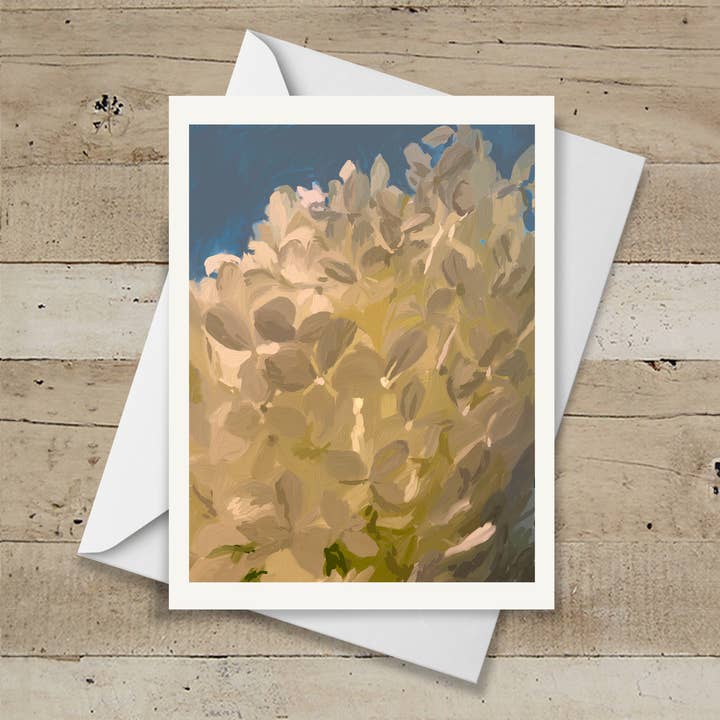Cloudflower Note Card Single for wholesale by Russell Brandwein
