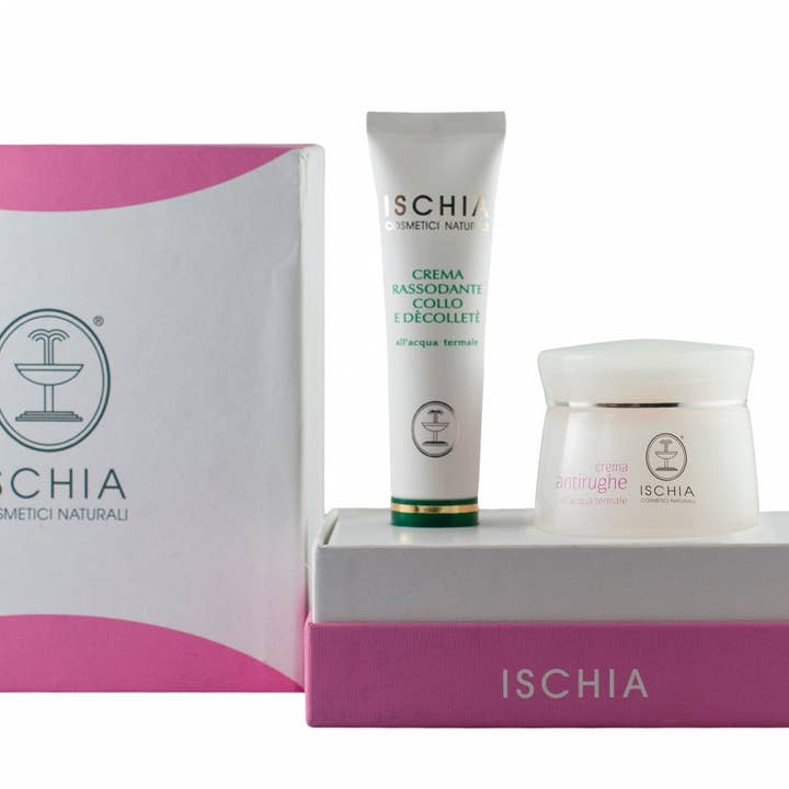 Young Skin Anti-Wrinkle Cream 50 ml+neck and décolleté firming cream 30 ml for wholesale by ISCHIA COSMETICI NATURALI