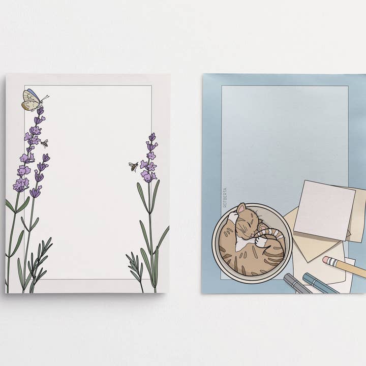 Rotberta - Vente Blocs-notes - Bloc-notes magnétique DIN A7, vert, motif prairie4