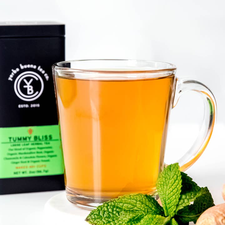 Yerba Buena Tea Co. - Wholesale Loose Tea - Tummy Bliss | Organic Digestive Tea | Mint & Ginger2