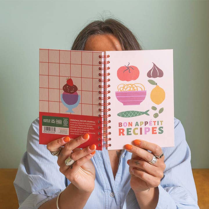 Recipe Book Journal A5 | Flavours | Hardcover for wholesale by Good Tuesday (Once Upon a Tuesday)