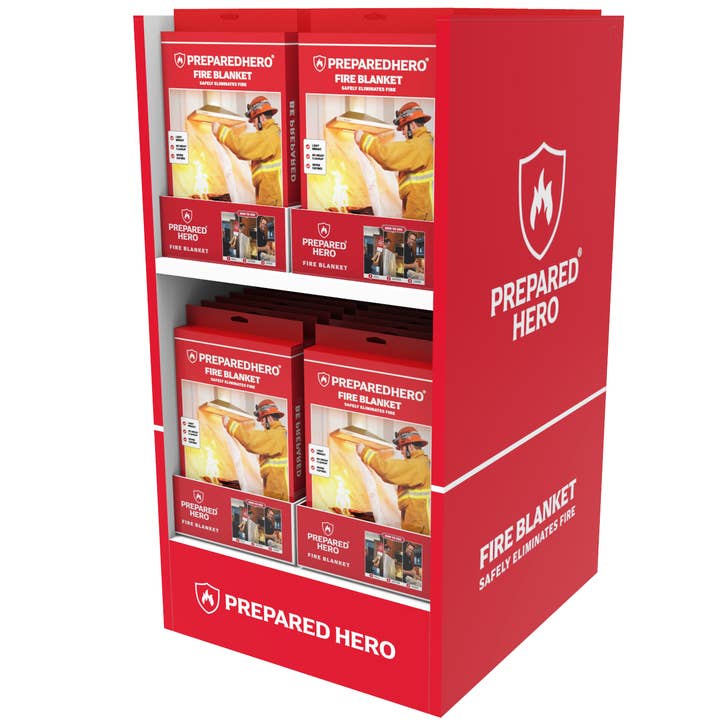 Retail Floor Display + 56 Units for wholesale by Prepared Hero