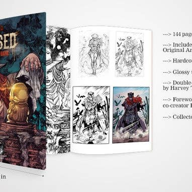 The Few and Cursed Art Book for wholesale by Rock Manor Games