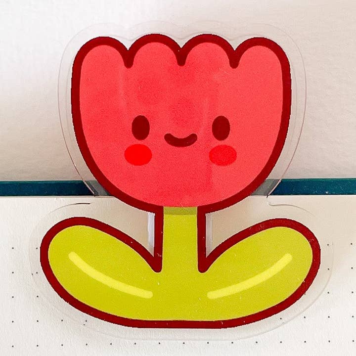 Little Tulip - Acrylic Clip for wholesale by Laurel Mae Art