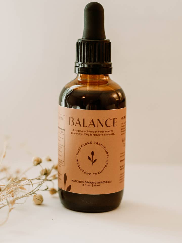 Equilíbrio Fertilidade e Mistura de tinturas hormonas de suporte à base de plantas por atacado de Wholesome Traditions