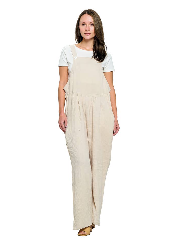 Overall Boho Casual Crinkle Cotton for wholesale by Yak & Yeti