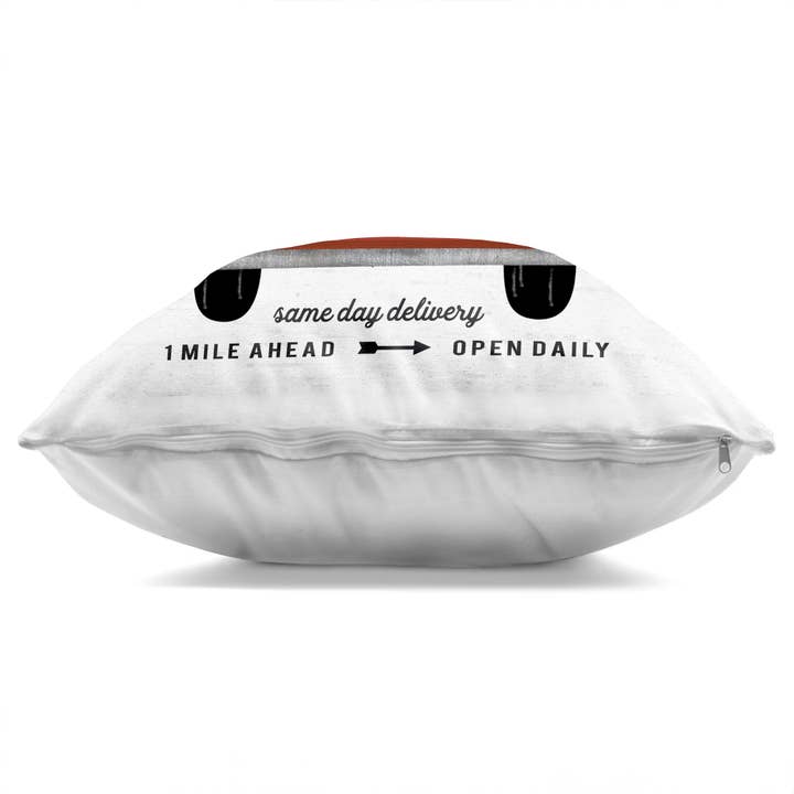 Stupell Industries – wholesale Throw/decorative pillow – Vintage Christmas Truck Sign - Decorative Throw Pillow 18x181