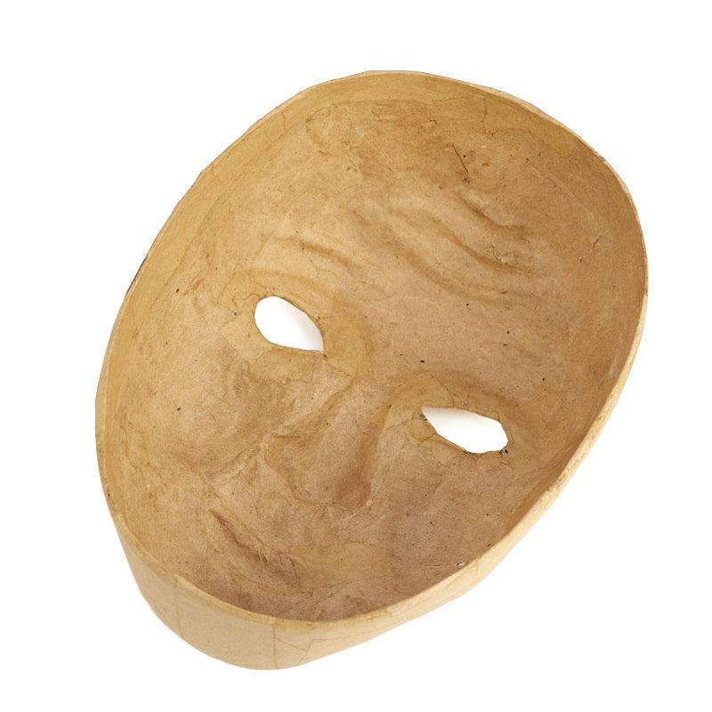 Factory Direct Craft - Wholesale DIY Craft Kit - Paper Mache Mask – Blank Face for Creativity and Expression3