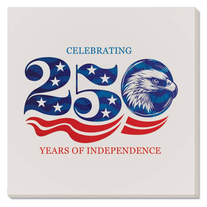 Comemorando 250 Anos Trivet de Pedra Cerâmica 8" Quadrado por atacado de CounterArt/Highland Home/Thirstystone/CoasterStone