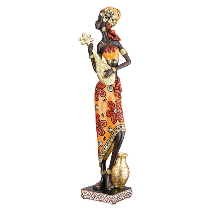 Figure Woman African Beat brown H. 32 cm, PU 3 for wholesale on Faire1