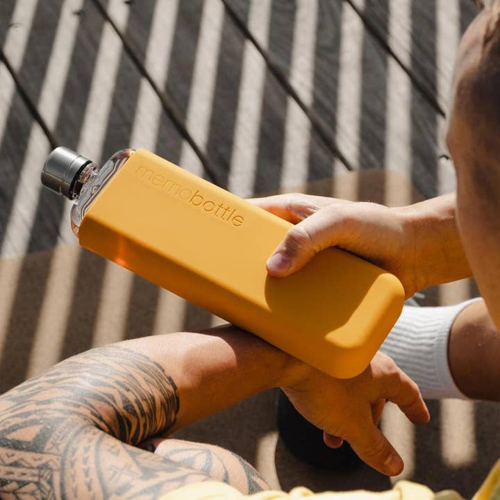 memobottle - Venta al por mayor Fundas para recipientes de bebida - Funda delgada de silicona, color mandarín2