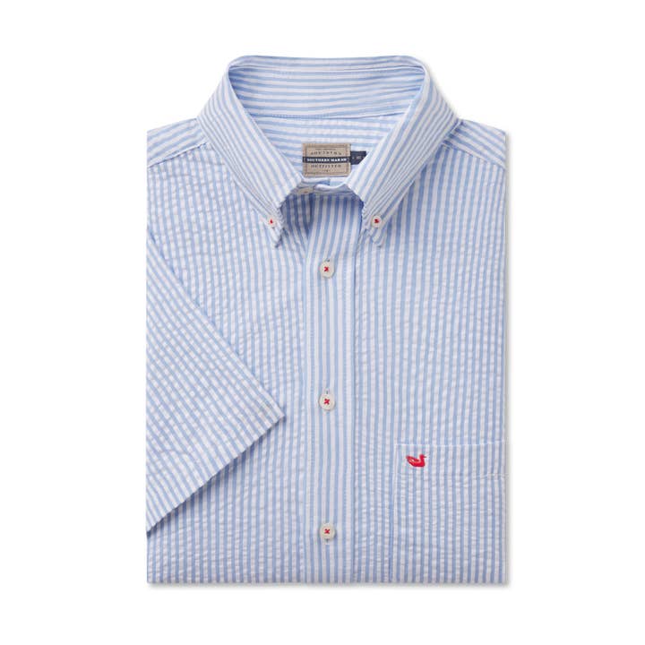 Everett Dress Shirt - Short Sleeve for wholesale by Southern Marsh