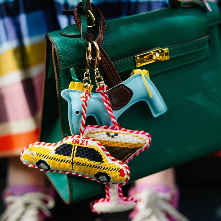 Furbish Studio - Wholesale Purse/Bag Accessory - Women's - Taxi Cab - Bag Charm1