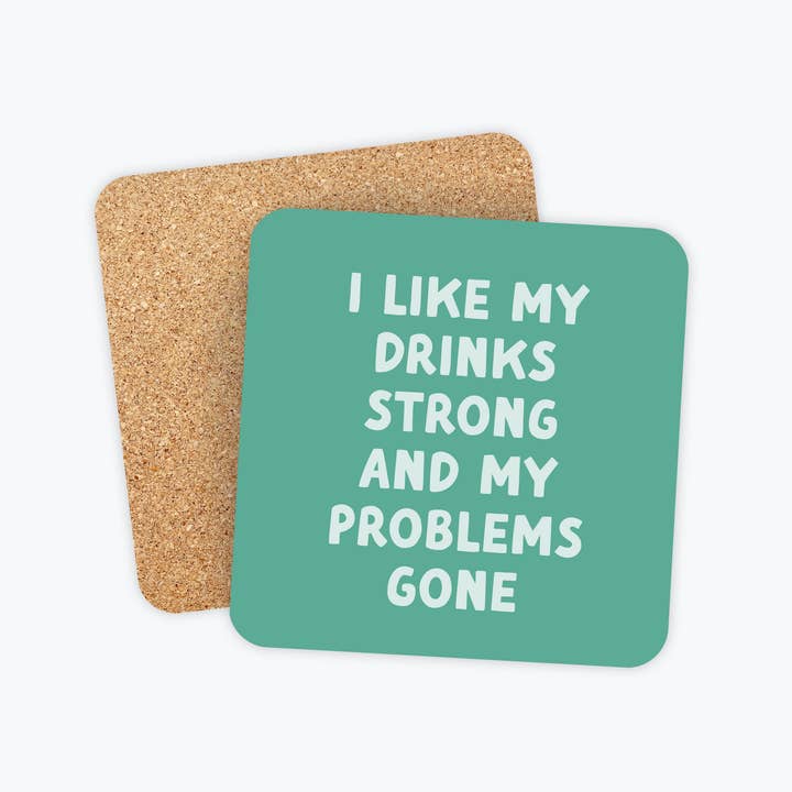 Série de Dessous de Verre Amusants et Colorés, Dessous de Verre pour Fêtes de Boisson pour la vente par Kreate Paper Co.