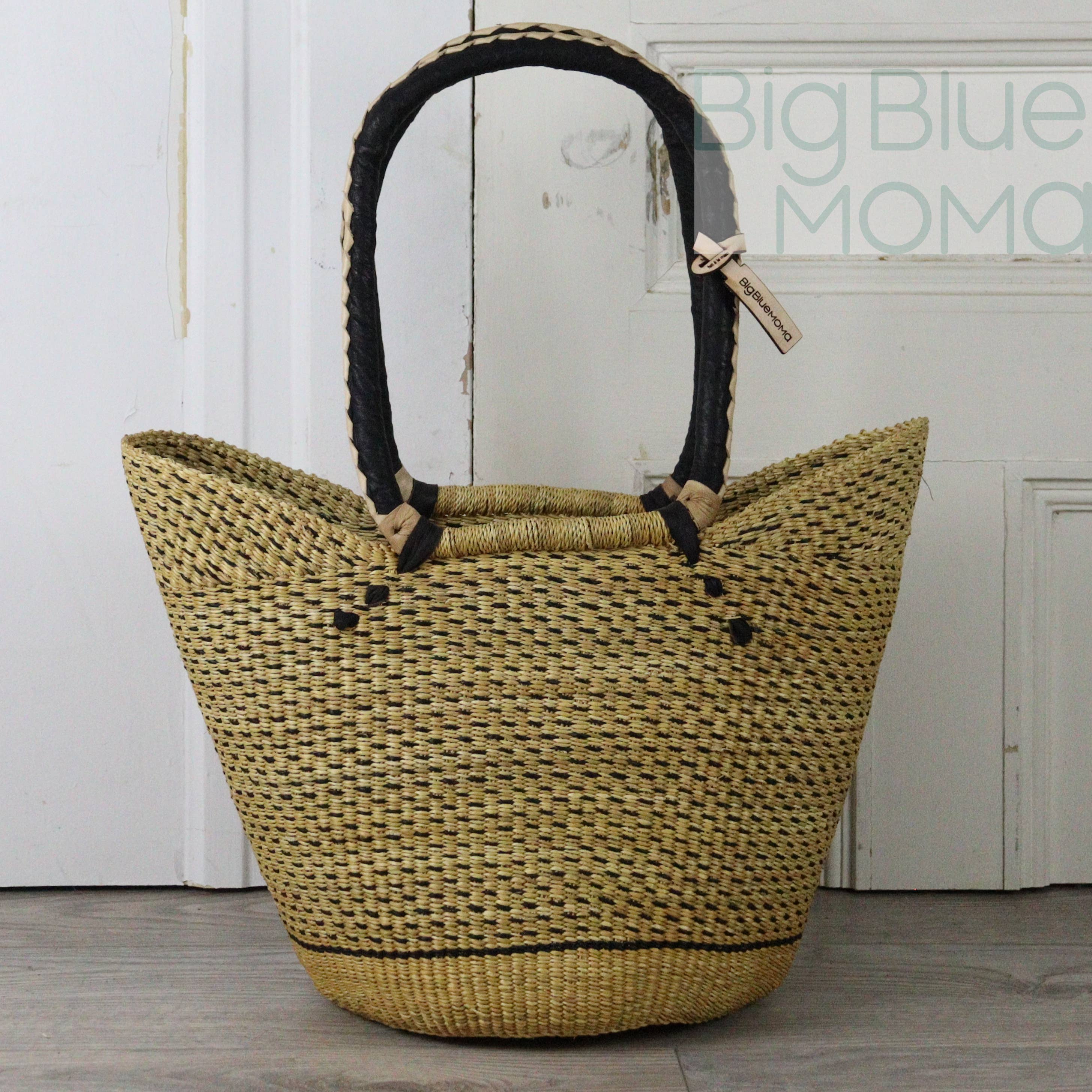 Big Blue Moma - Vente Sac de plage - Sac cabas à bandoulière - Palette naturelle3