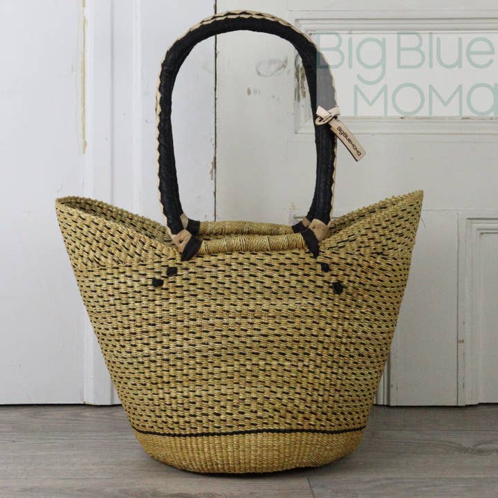 Big Blue Moma - Vente Sac de plage - Sac cabas à bandoulière - Palette naturelle3