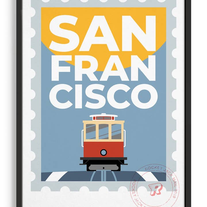 Rocket Jack – wholesale Art print – San Francisco1