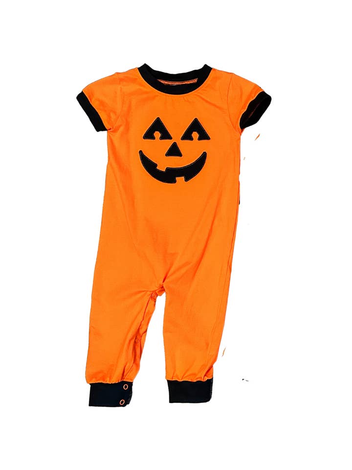 Jack-O-Lantern Knit Bubble for wholesale by Main Street Smocking Company