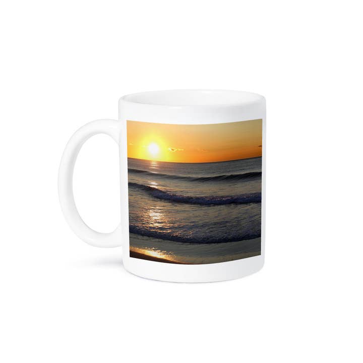 3dRose - Wholesale Coffee Mug - 3dRose, Photograph of the ocean waves during a gorgeous sunset., Mug8