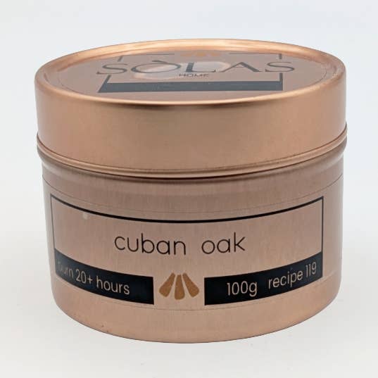 Vela Perfumada de Roble Cubano en Lata de Viaje, 10cl para venta al por mayor de SÒLAS Home