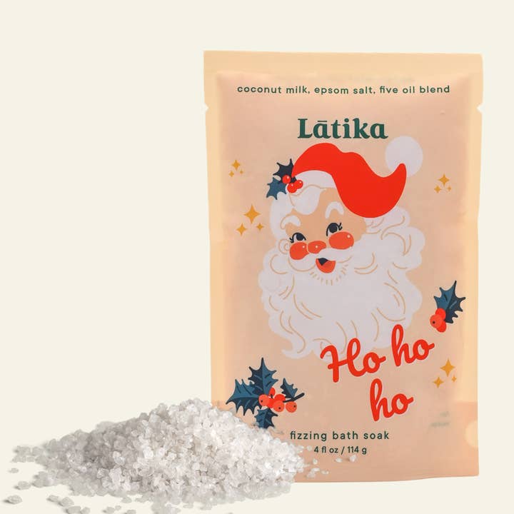 Latika Beauty - Wholesale Bath Soak/Milk - Christmas gifts - Santa Fizzing Bath Soak