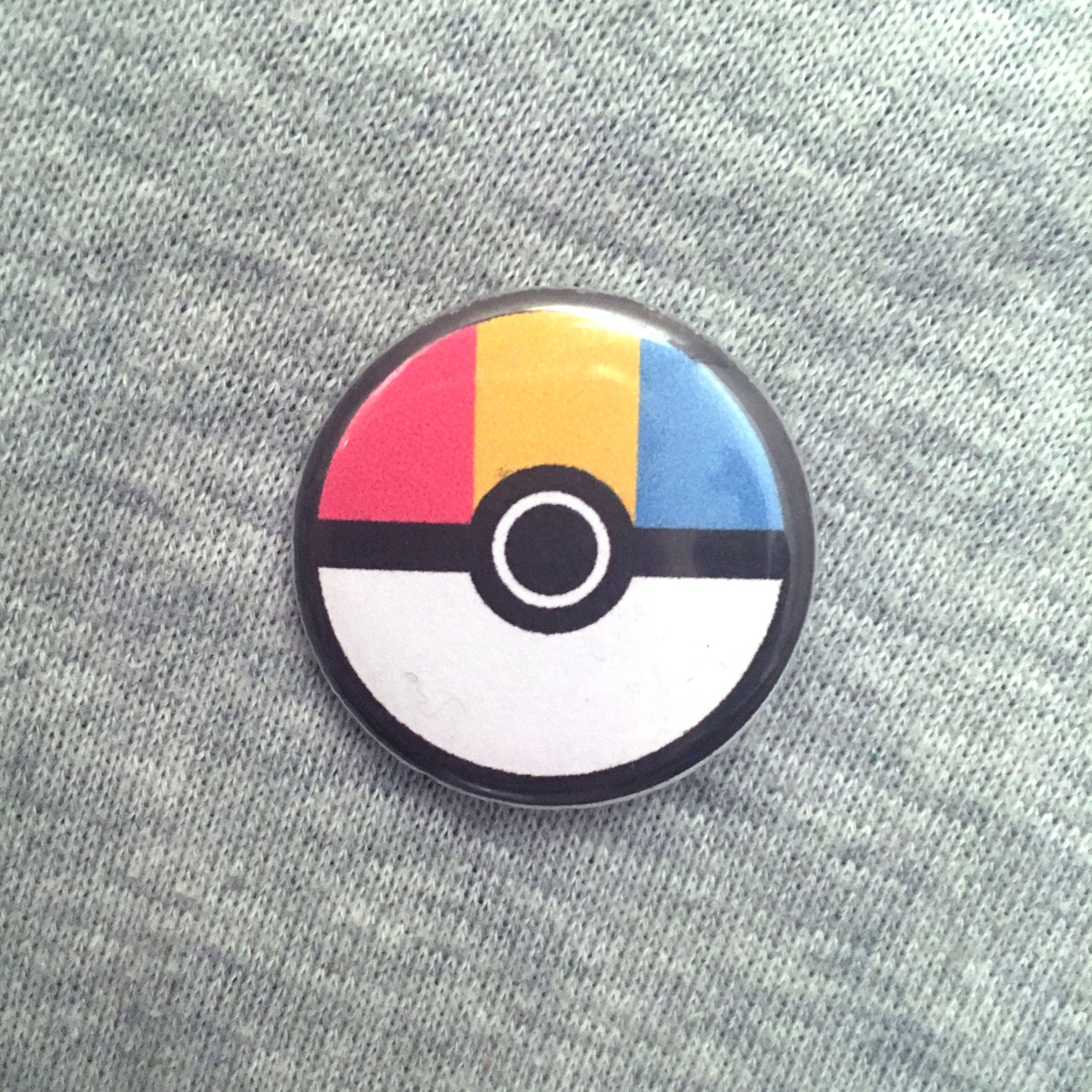 Support the T - Vendita all'ingrosso Spilla da bavero - Bottone o magnete Poké Pride8