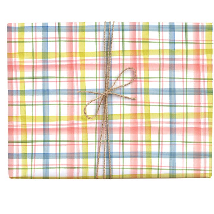 Lana's Shop - Wholesale Wrapping Paper Roll - Summer Picnic Plaid Gift Wrap Roll