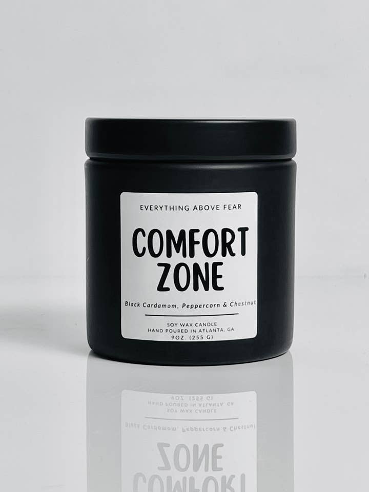 Comfort Zone Candle - Warm Cardamom + Chestnut for wholesale by Everything Above Fear