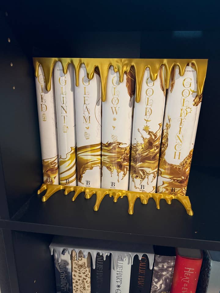 Dripping Book Overhang and Bottom Drip - Bookshelf Decor Bookish Merch for wholesale by Create Fantasy Crafts