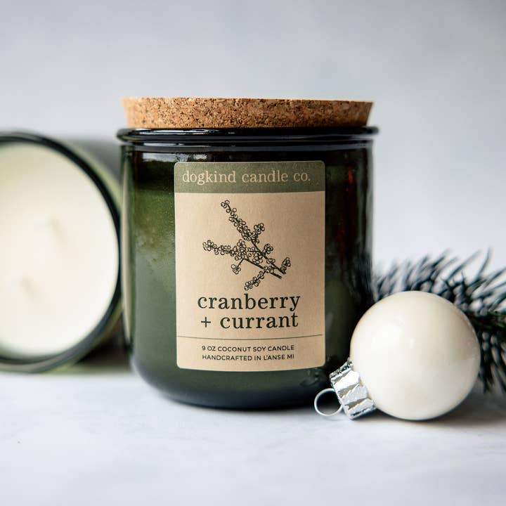 Dogkind Candle Co - Wholesale Jar/Filled Candle - Cranberry + Currant2