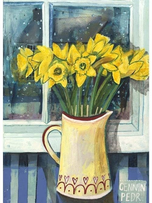 Cennin Pedr Greetings Card for wholesale by Driftwood Designs