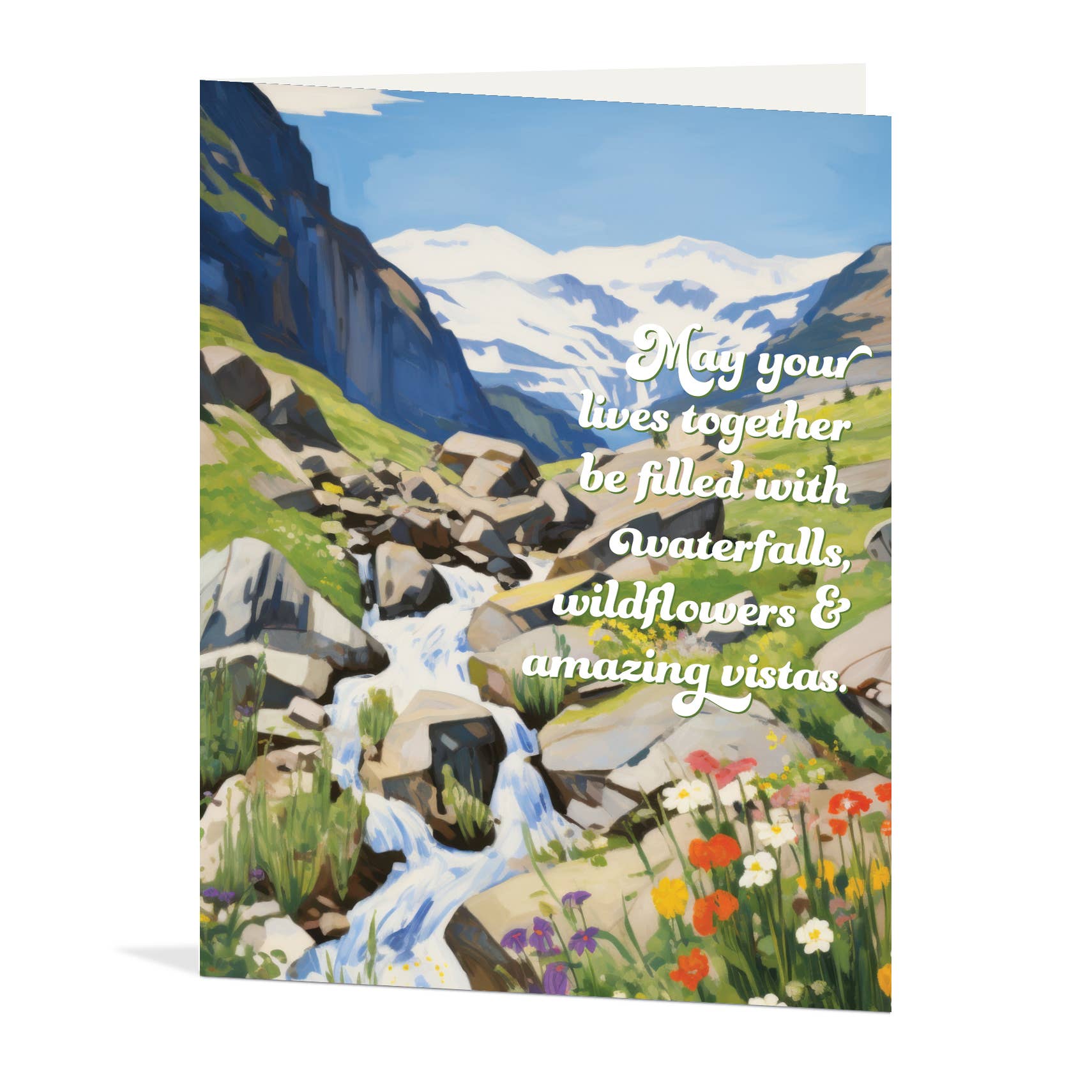 Waterknot - Wholesale Wedding Card - Hikers Wedding Card2