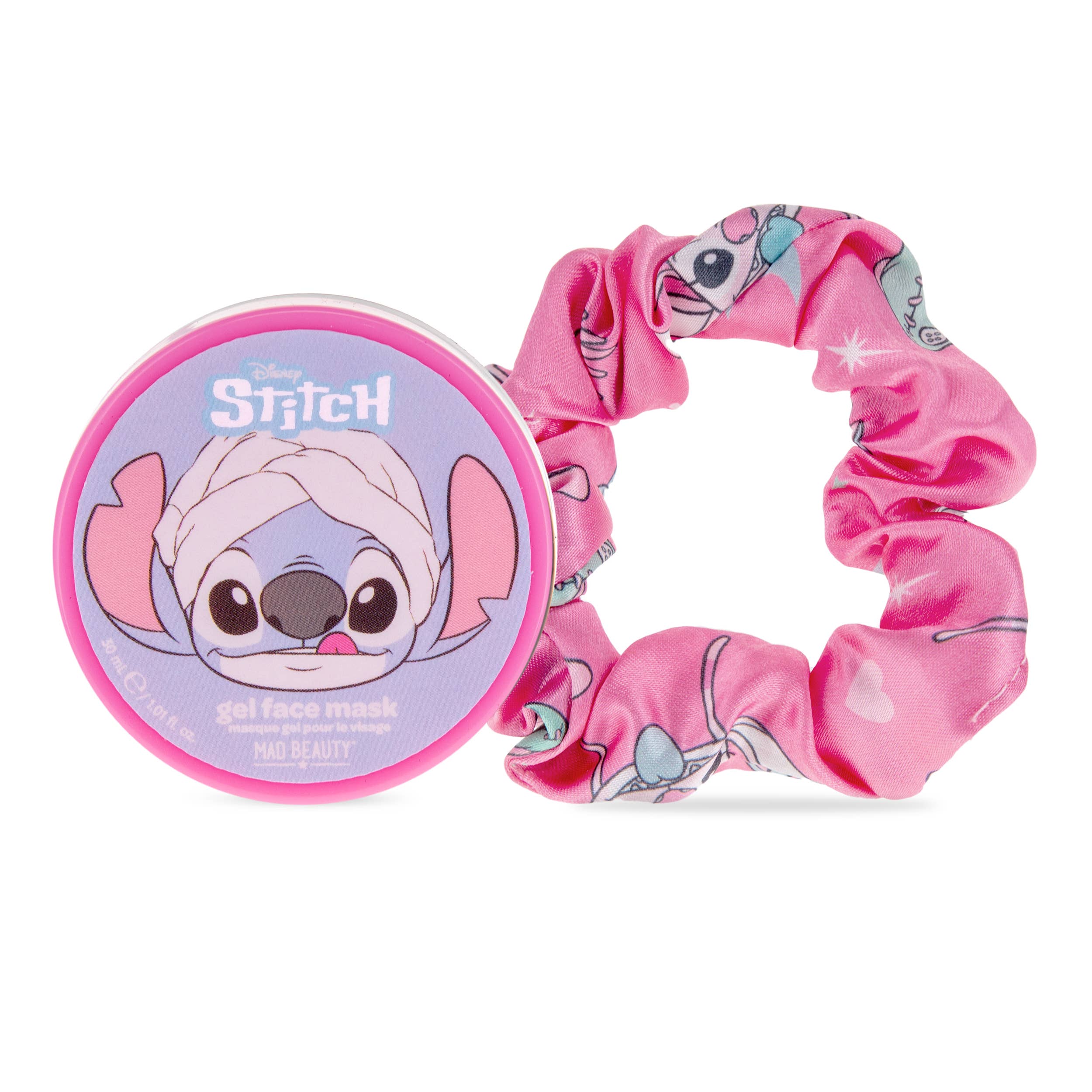 Mad Beauty – wholesale Hair Mask – Mad Beauty Disney Stitch Pamper Gel Mask & Scrunchie Duo0