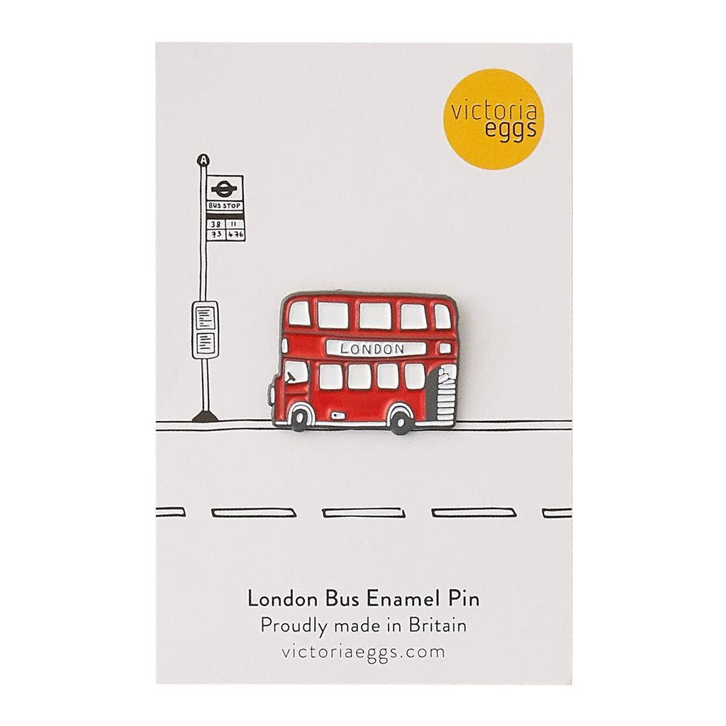Victoria Eggs - Wholesale Lapel Pin/Button - London Bus Pin Badge2