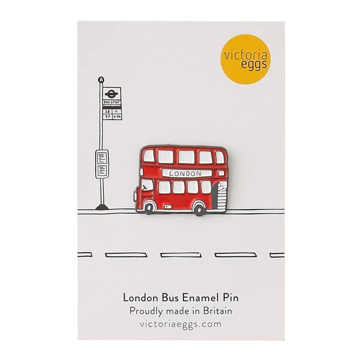 Victoria Eggs - Wholesale Lapel Pin/Button - London Bus Pin Badge2