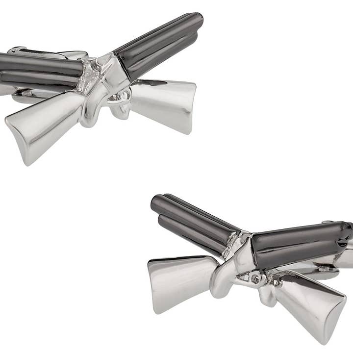 Gemelli con fucile incrociato per la vendita all'ingrosso da parte di Cuff-Daddy