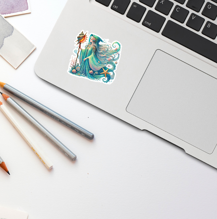 Prairie Chicken Sticker Shop & Gifts - Wholesale Sticker - Sea Witch Die Cut Vinyl Sticker1