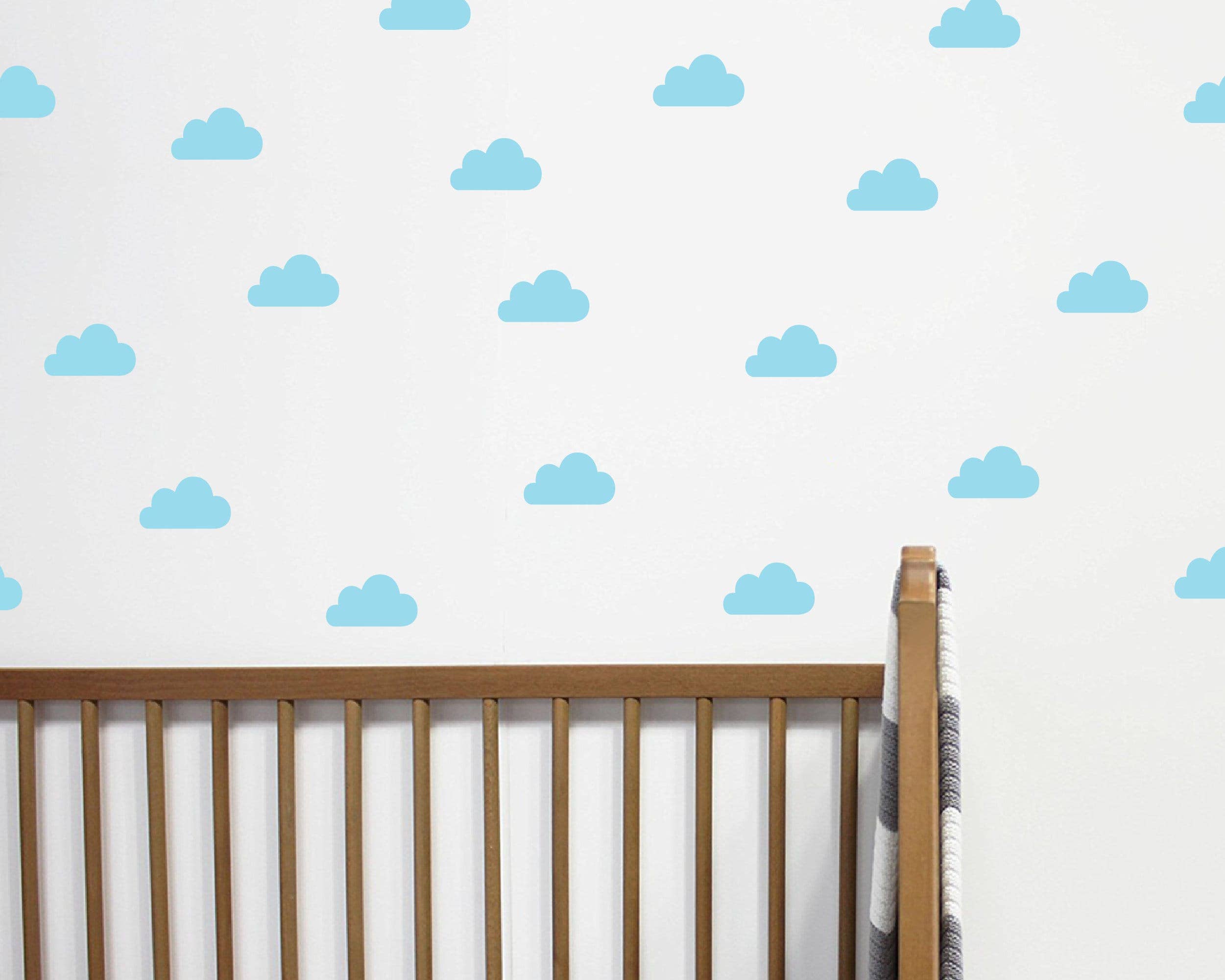 Decals Online – wholesale Wall decal/stickers – Cloud Wall Decals - Vinyl Wall Decals, Nursery Wall Decals, Kids Bedroom Decals, Cute Cloud Wall Stickers, Bedroom Wall Decor
