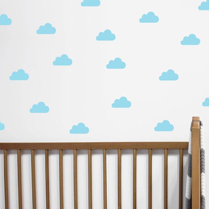 Decals Online – wholesale Wall decal/stickers – Cloud Wall Decals - Vinyl Wall Decals, Nursery Wall Decals, Kids Bedroom Decals, Cute Cloud Wall Stickers, Bedroom Wall Decor0